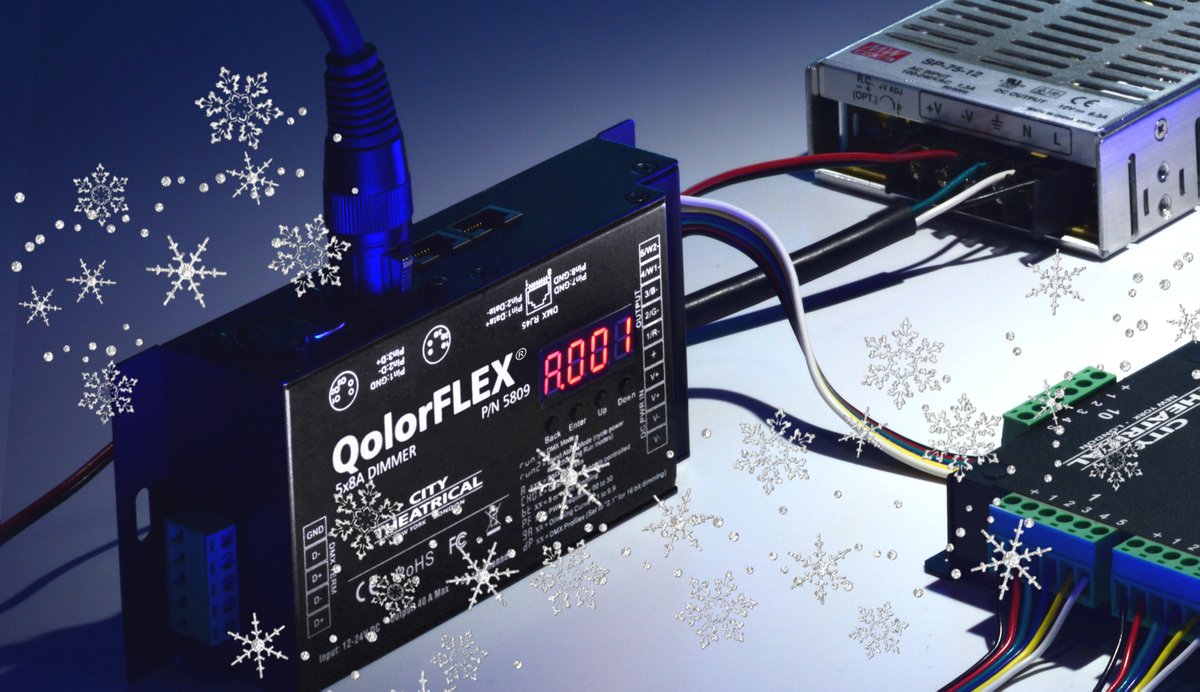 CityTheatrical's tweet photo. #tistheseason for smooth, reliable #LEDTape dimming control! https://t.co/aCj8yOYVcR

Our growing line of #QolorFLEX Dimmers pair perfectly with QolorFLEX LED Tape products and are #RDM capable. They deliver ultra-smooth, flicker-free PWM dimming, perfect for holiday projects!❄️ https://t.co/ACEL92SjUA
