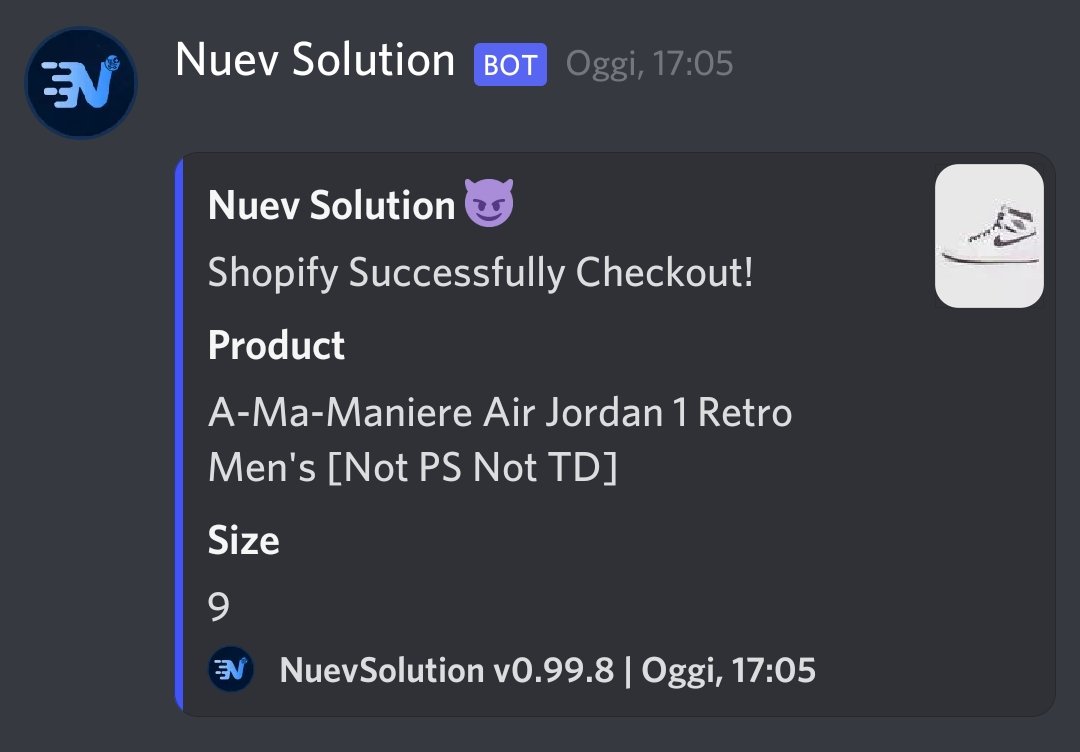 CerberoResell's tweet photo. It took me less time to checkout than to cum, and that's weird.

Thanks to @NuevSolution for
faster checkout ⚡ https://t.co/AvE0ISjqSN