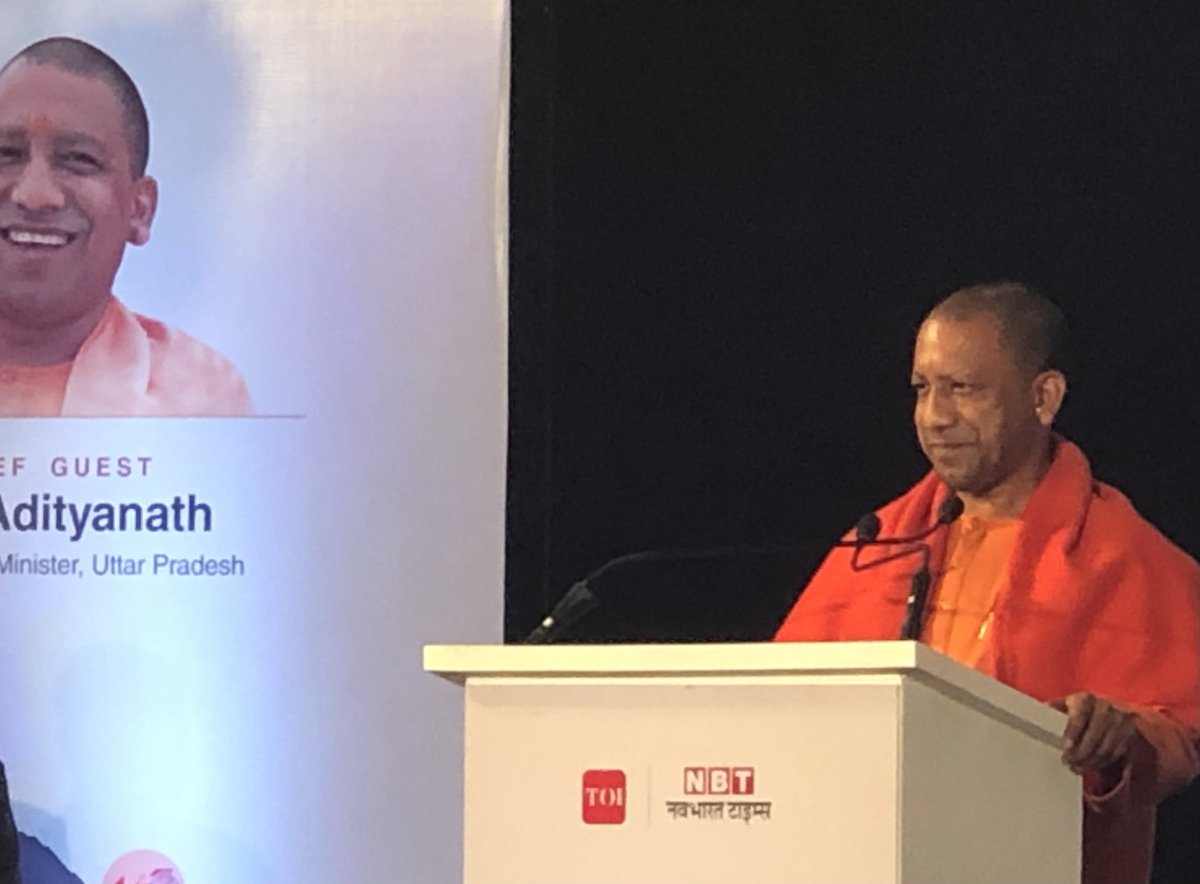 Had a great session at the <a href="/timesofindia/">The Times Of India</a> Times of India Destination Uttar Pradesh Conclave with CM Yogi <a href="/myogiadityanath/">Yogi Adityanath</a> as the Chief Guest &amp; buddy <a href="/ravikishann/">Ravi Kishan</a> <a href="/SudhirMisraNBT/">सुधीर मिश्र Sudhir Misra</a> &amp; <a href="/navneetsehgal3/">Navneet Sehgal</a> Ji as fellow panellists!!