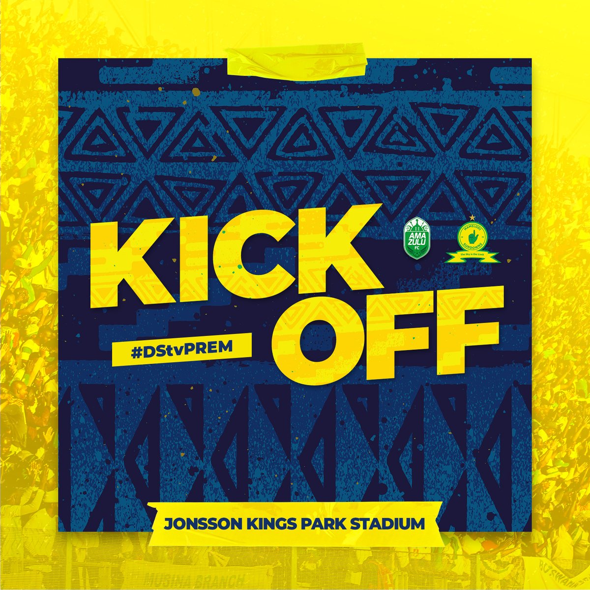 Masandawana's tweet photo. Action is underway from Durban! Let's go all out for the 3️⃣ points!

#Sundowns #DownsLive #DStvPrem https://t.co/y0XNBLx0uW