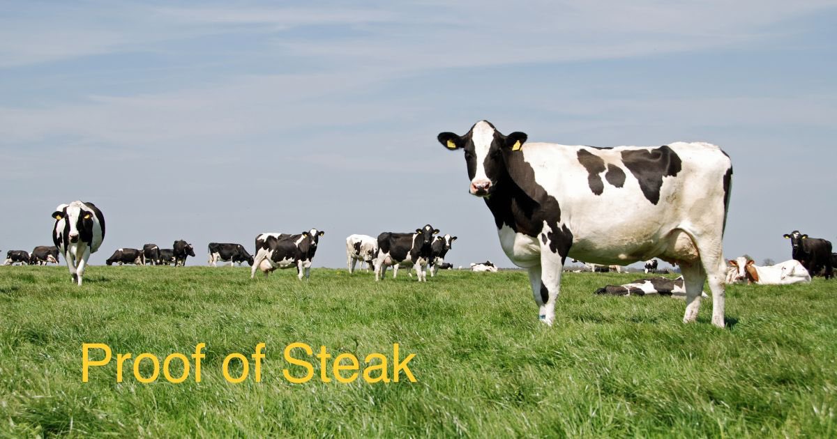 Centralized or decentralized? No single point of failure. No honeypots only haystacks. What if someone bought 51% of all cows though? What about reproduction? Milk fever? 🧐