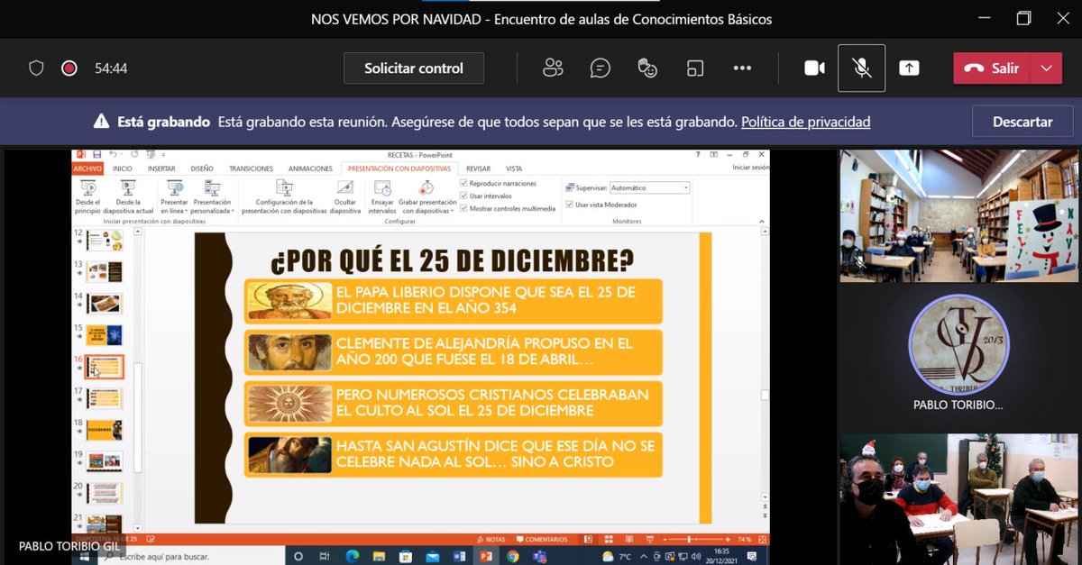 hectordiber's tweet photo. @CEPAARANDA hoy hemos compartido otra clase por teams con  alumnos Nivel II de @ceadonajimena Burgo de Osma y @cepavilladuero Tordesillas. La "Navidad"  el tema  para ver historia, mates, geografía, lengua  y... jugar un PASAPALABRA

@fadultos @educacyl @EPALE_ES @cfieburgos https://t.co/0T9loWSTJu
