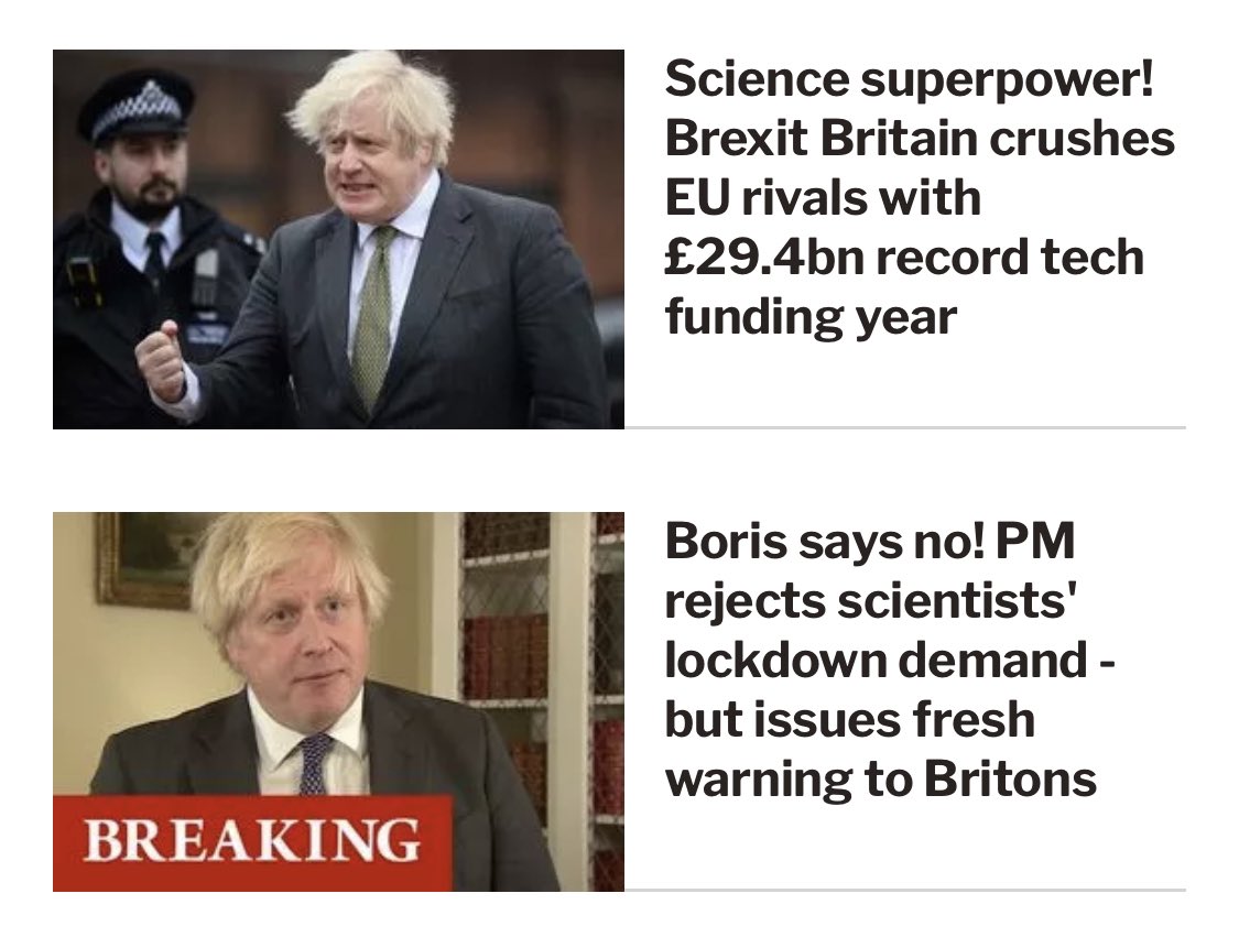 I sometimes feel that whoever orders the stories on the Express’ mobile platform is in on the joke.