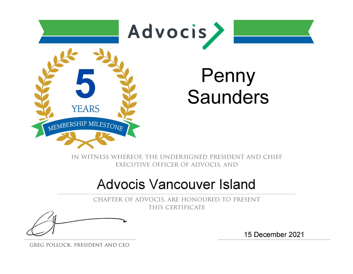 AdvocisVI's tweet photo. Congratulations to Kim Schlosser, Penny Saunders, Philip Bisset-Covaneiro, &amp; Shannon Talmon on celebrating 5 years as members of Advocis, The Financial Advisors Association of Canada!
#memberdecember #membershipmilestone #advocis #advisorscare https://t.co/Zv7lYjczuR