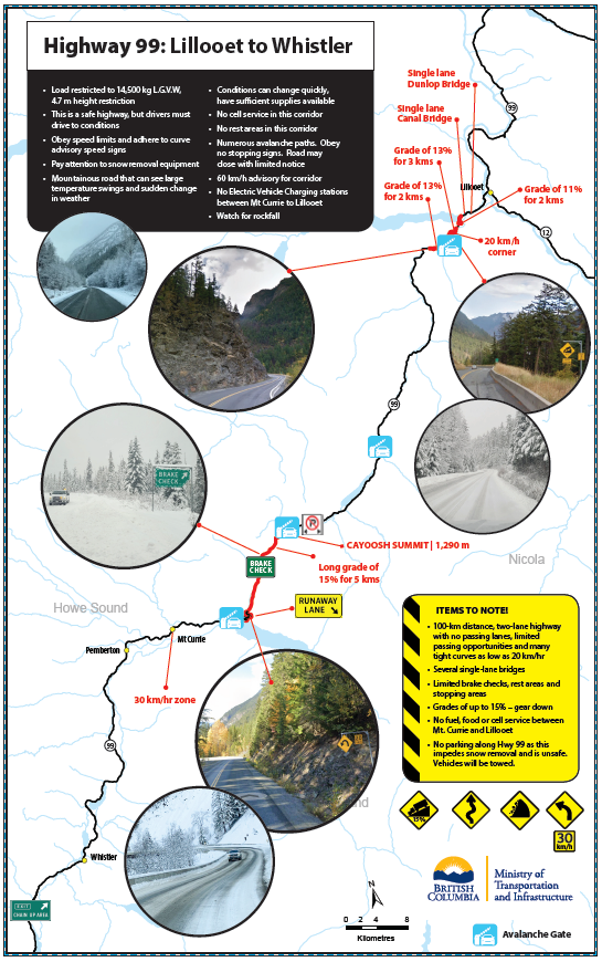 MillerCapilano4's tweet photo. #BCHwy99 in now open to #NonEssential traffic between #Pemberton and #Lillooet.

Reminder there is NO PARKING restrictions on #BCHwy99.  There are designated parking areas for recreational users.
@DriveBC @TranBC https://t.co/eefK3hq3Ky