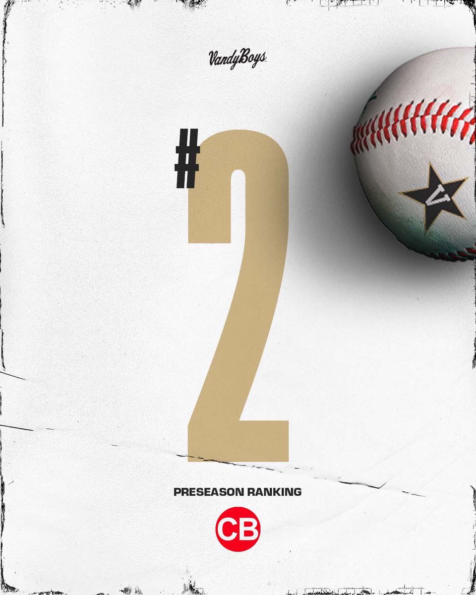 Checking in at No. 2️⃣. 

#VandyBoys | #AnchorDown