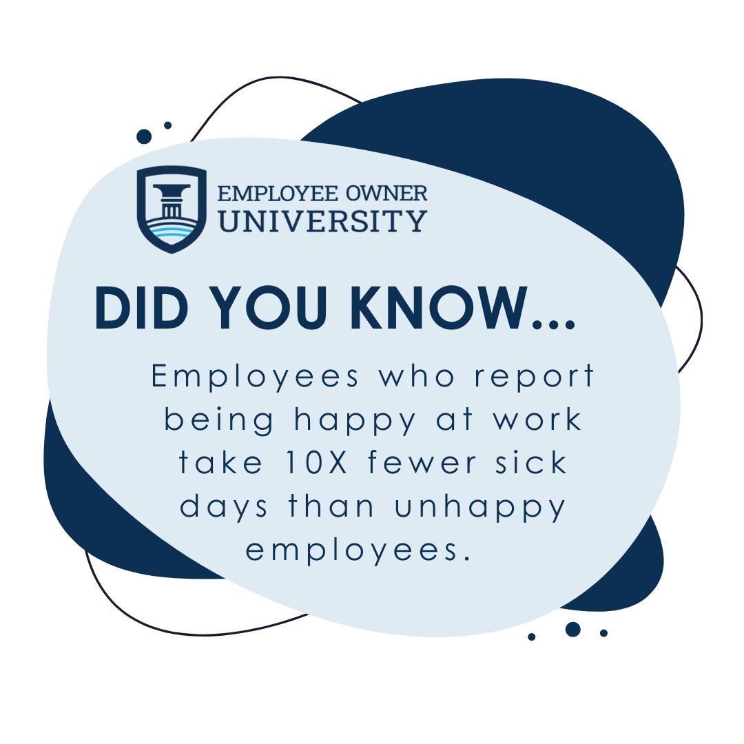 What are you going to do in 2022 to ensure that your employee-owners feel happy and valued in their roles? 

#ESOP #EmpoyeeOwners #HappyEmployees #Productivity