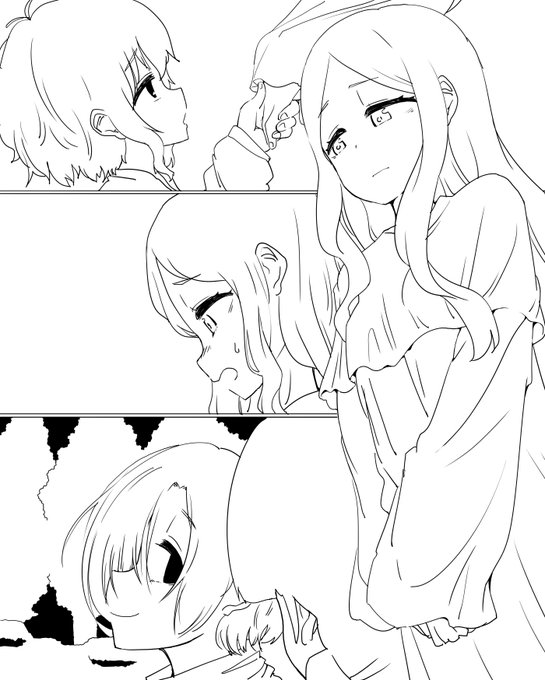 冬コミのひじゆめ本の、「はい、これからエッチな事されます」みたいな絵になってしまったページ 