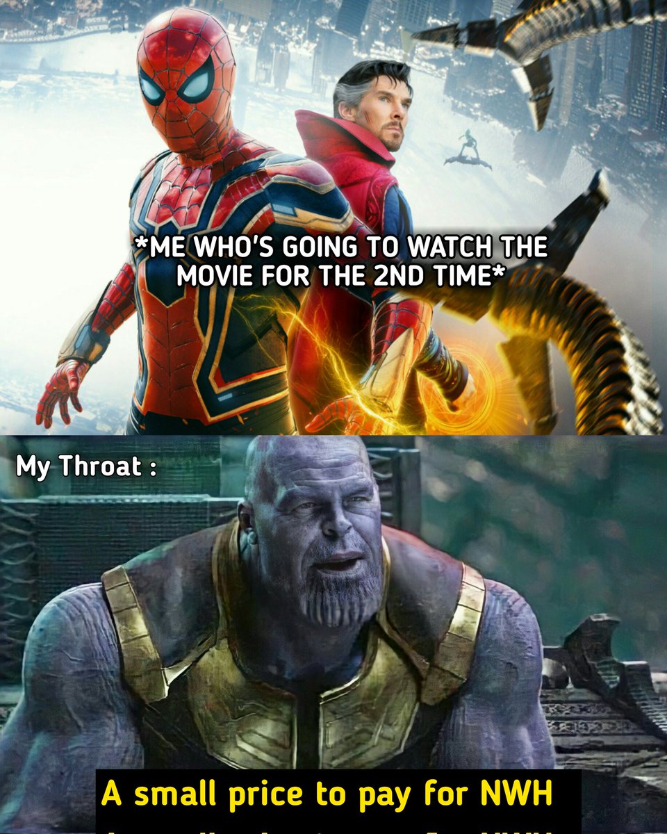 NAUGHTY_C0MICS's tweet photo. #TomHolland #SpiderManNoWayHome #SpiderMan #NoWayHome
Throat be like : Ah shit, here we go again 😁 https://t.co/emuOY9pbzX