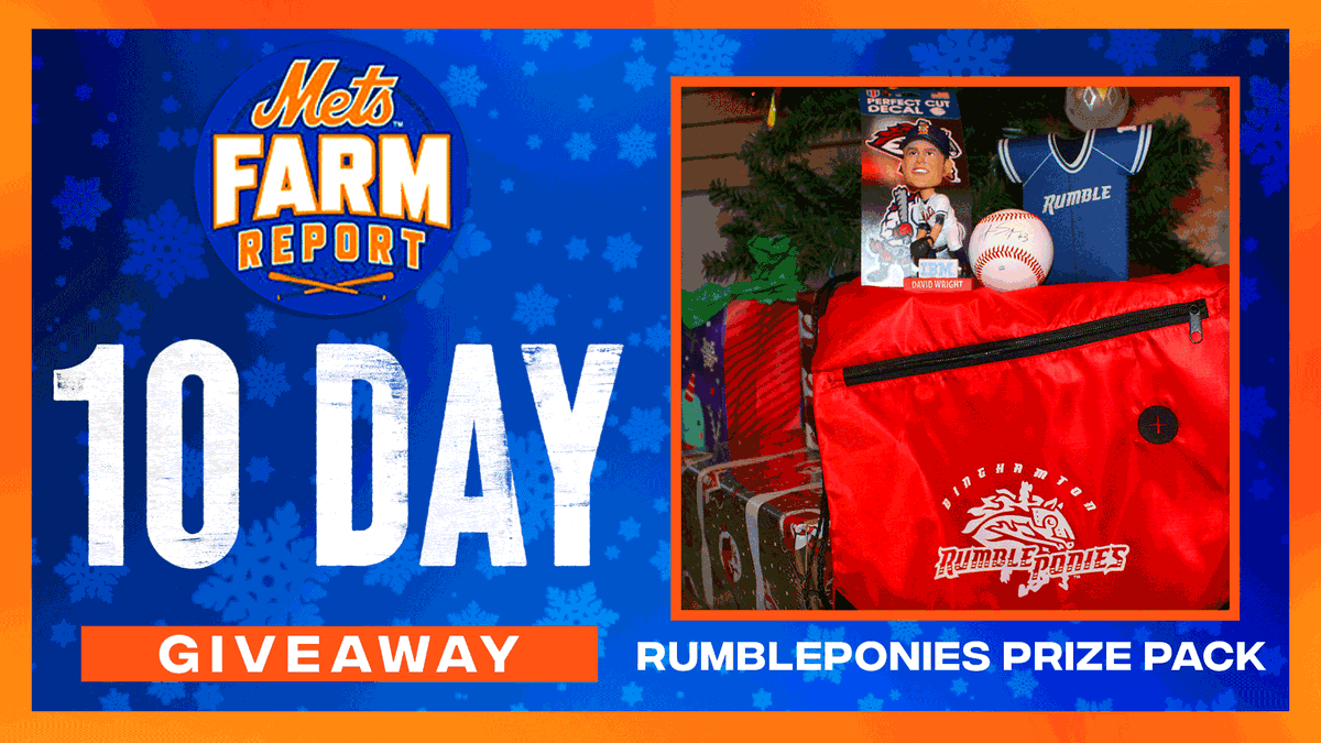 MetsPlayerDev's tweet photo. Retweet this and follow the @RumblePoniesBB for your chance to win a RumblePonies prize pack that includes a @Senger15 autographed baseball, team merchandise and more! 🐎 https://t.co/EfWfNBCO9R