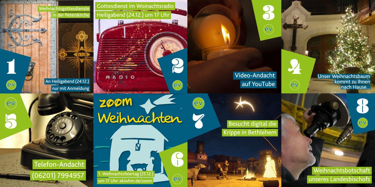 Weihnachten kommt. Weihnachten wird anders. Anders Weihnachten feiern - das werden wir dieses Jahr vermutlich alle.

Unsere Angebote rund um die Peterskirche für dich sind abrufbar unter peterskirche-weinheim.de/weihnachten2021