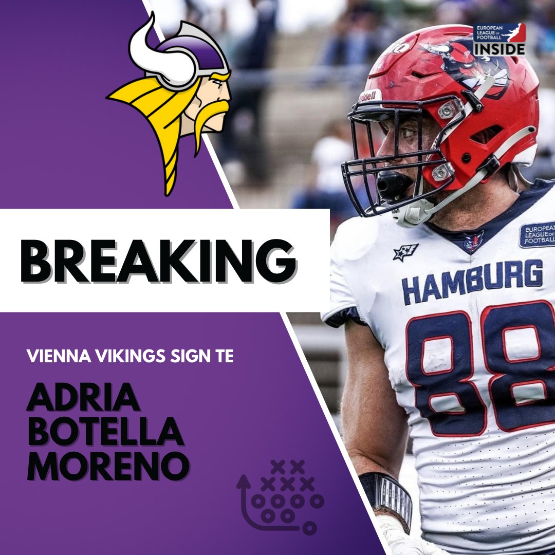 Today the <a href="/viennavikings/">Vienna Vikings</a> signed a new player! He is definitely one of the best tight ends in the league! 
-
📸 sarah_philipp_photography 
-
-
#americanfootball #elf #europeanleagueoffootball #viennavikings #news