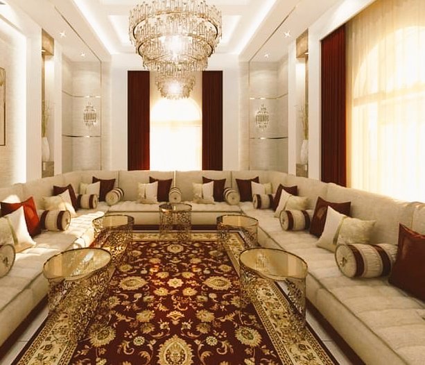 تصميم داخلي مجلس عربي ..