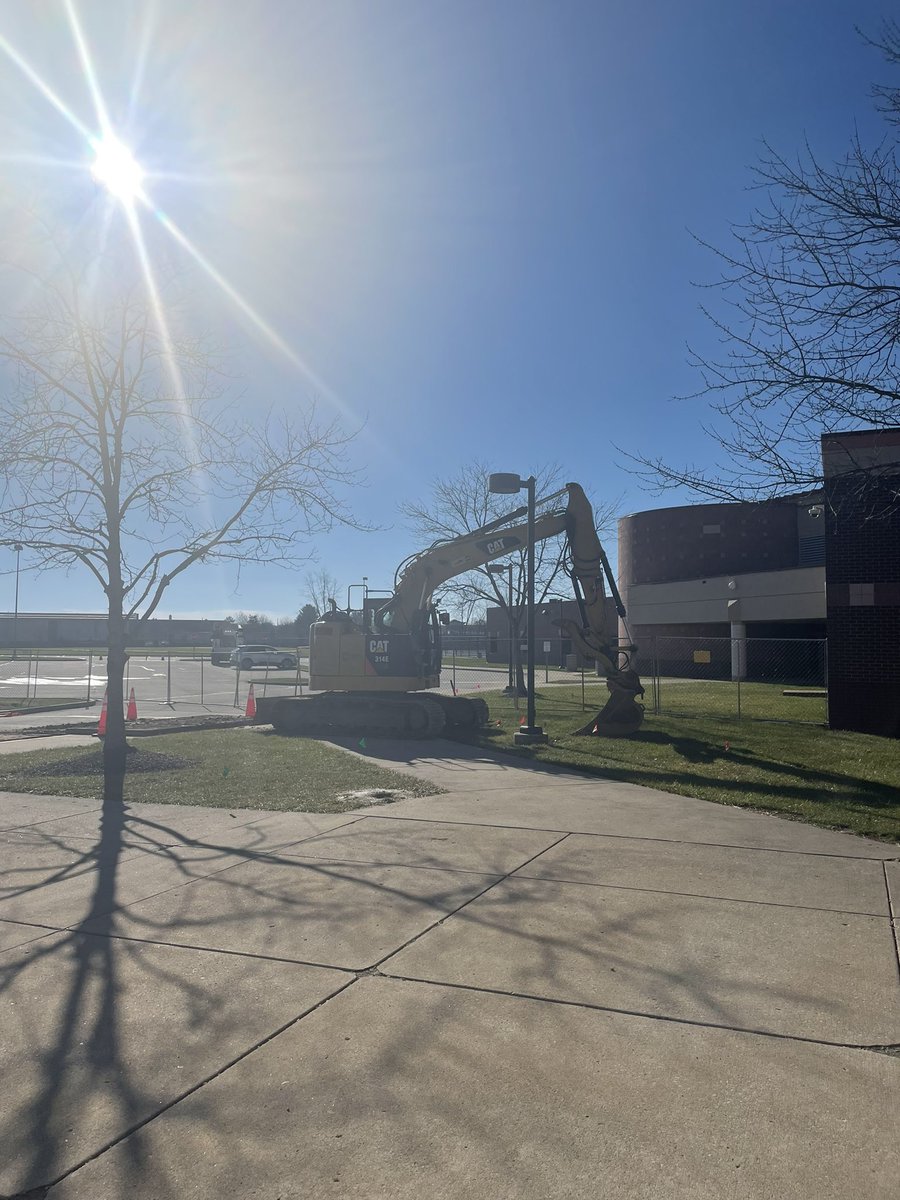 wms_swan's tweet photo. And so it begins! Big changes for @FallCreekJH! Renovation has begun. Exciting days ahead! @HSESchools #progressismessy https://t.co/yB4FPJl6nU