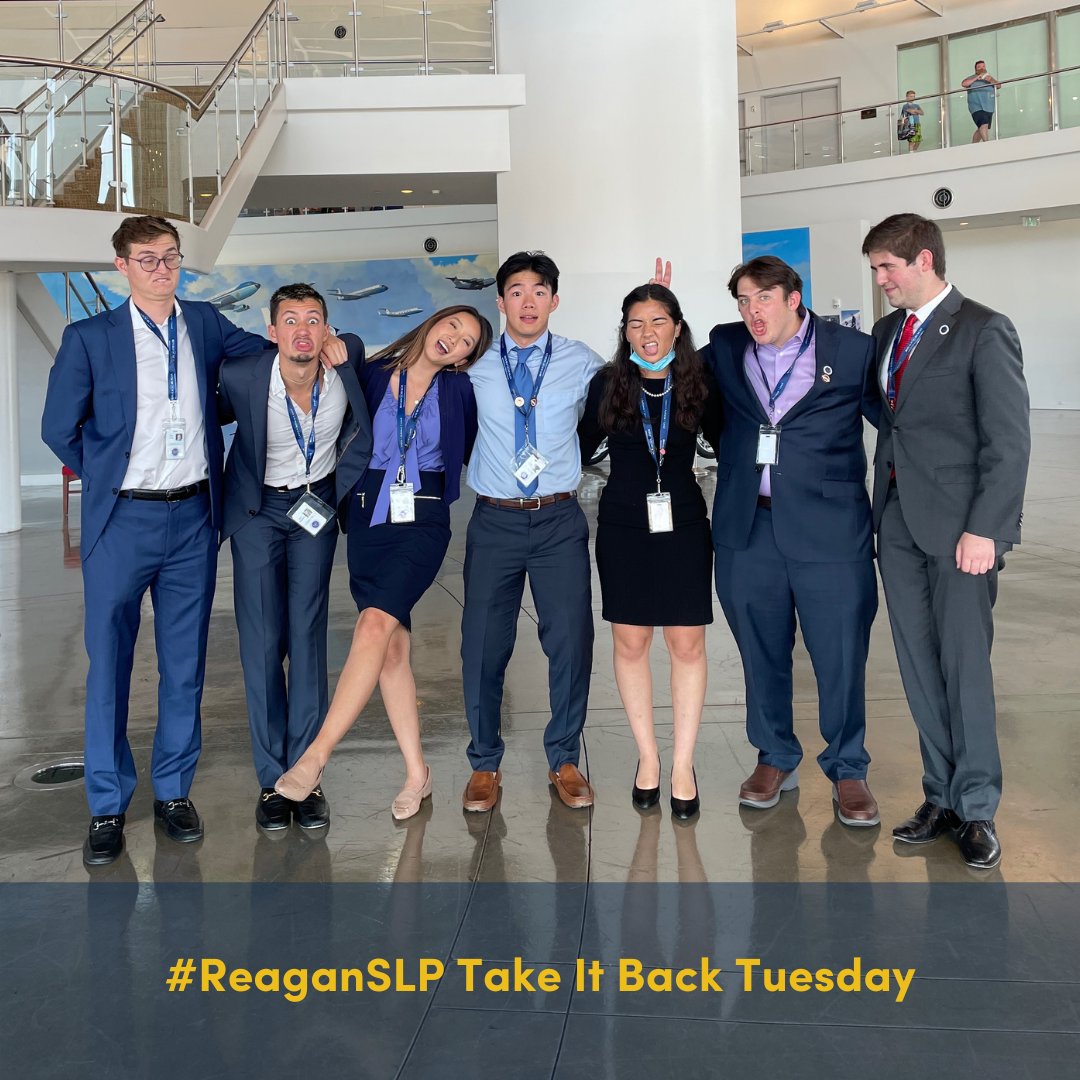 RonaldReaganEDU's tweet photo. #ReaganSLP Take It Back Tuesday! During this holiday season, we are extra thankful for the friendship formed at #ReaganSLP.

Be sure to check back next Tuesday for another #ReaganSLP Take It Back Tuesday. Learn more about SLP at https://t.co/k2uXB7JTR1. https://t.co/yzvkFemb8i