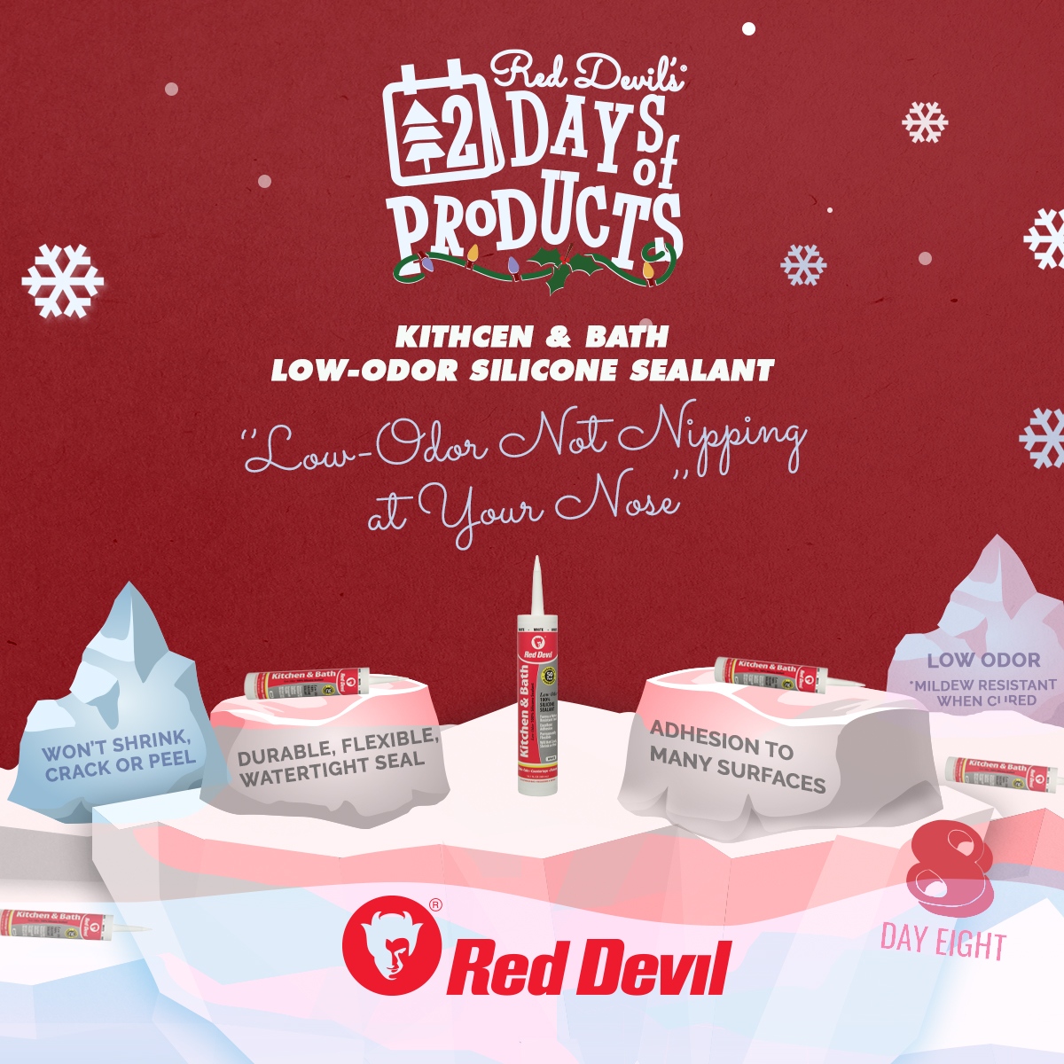 Kitchen &amp; Bath Low-Odor Silicone Sealant is our premier Kitchen &amp; Bath sealant. It's packed with many features that make it ideal for your kitchen or bath sealing project. Our favorite is the low-odor. 

#kitchenandbath #homerepair #buildingrepair #proproduct #diyfriendly