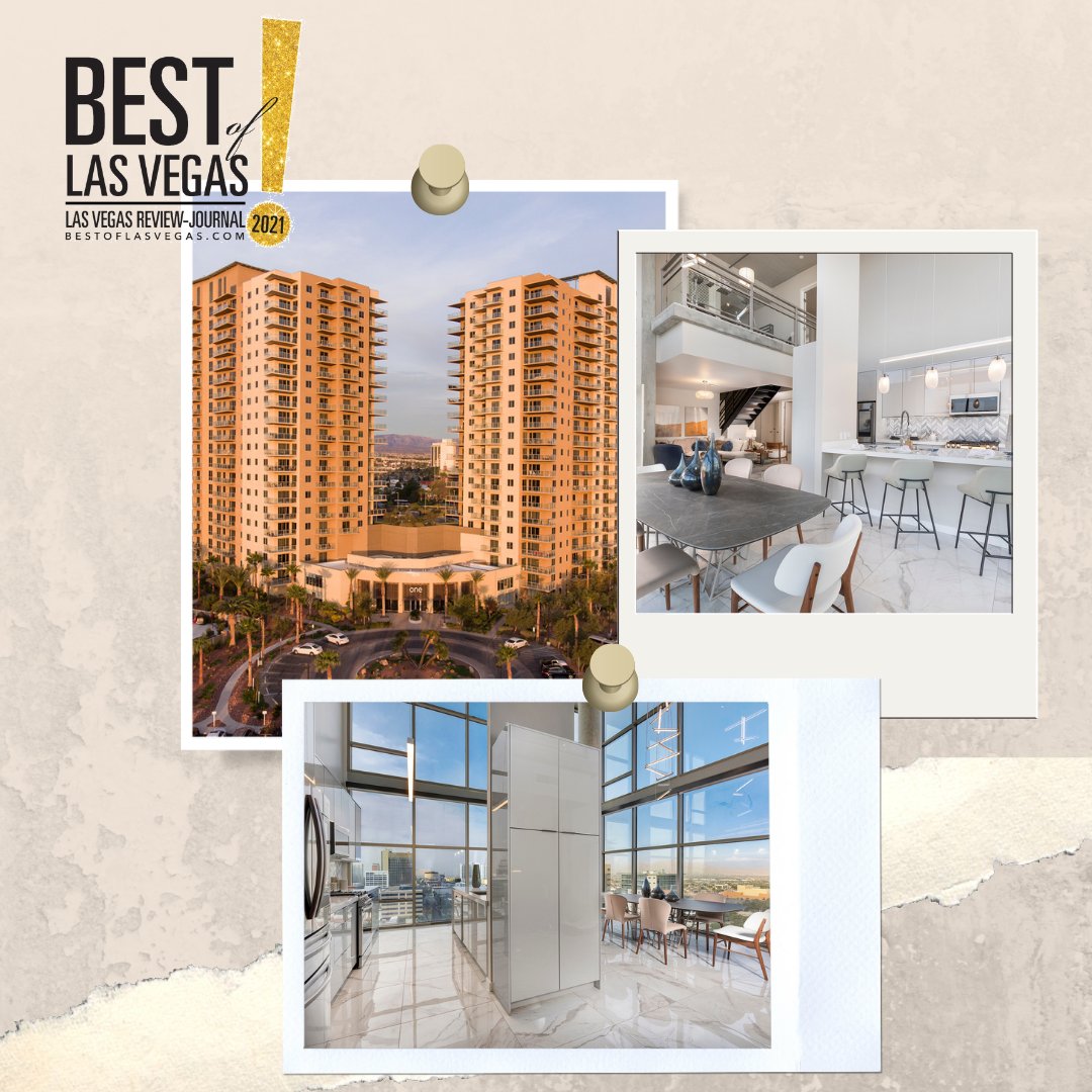 Congratulations to <a href="/theonelv/">One Las Vegas</a> for being voted <a href="/TheBestOfLV/">Best Of Las Vegas</a>, Best Residential High Rise two years in a row! #BOV2021