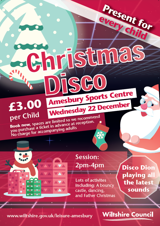 Our Christmas party is this Wednesday and we're excited!

In order to be safe, please can we ask the following:

👉🏼  Adults wear a mask whilst in the centre
👉🏼 Social distancing is maintained where possible
👉🏼 Do not attend if experiencing symptoms

#WiltshireTogether