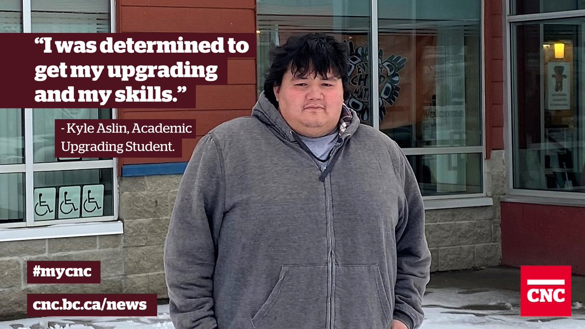 cnc_bc_ca's tweet image. Once Kyle Aslin registered for the College of New Caledonia’s Job Options program, he was all business.

Read more: cnc.bc.ca/news/detail/20…

#mycnc #joboptions #upgrading #cncgotskills #indigenousstudents