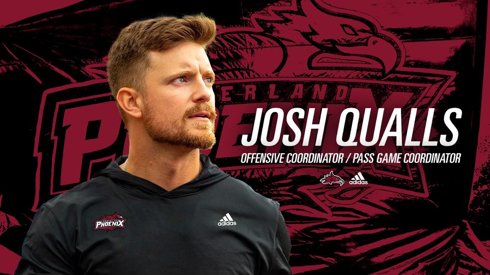 CoachJoshQualls's tweet photo. I want to thank @BrentDearmon and @CoachStock for everything they have done for me during my time at MTSU

Because of them and @TimMathisCU I have been blessed with the opportunity to be hired as the Offensive Coordinator for the Cumberland University Phoenix!

#RAI2Ethe2TANDARD https://t.co/LT4Szi7iT6