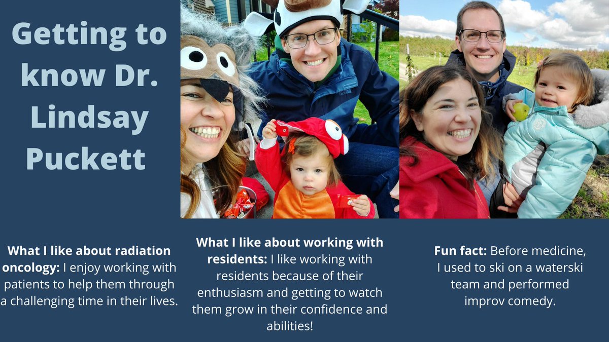 MCWRORes's tweet photo. As we make our way into colder days, we reminisce about fall fun with our #AttendingOfTheWeek, @DoctorPuckett and her sweet family! Dr. Puckett is very supportive, invested in resident education, and receives a record number of sweets from patients who love her! #RadOnc 🍪🍪 https://t.co/zkfcwvrgZE