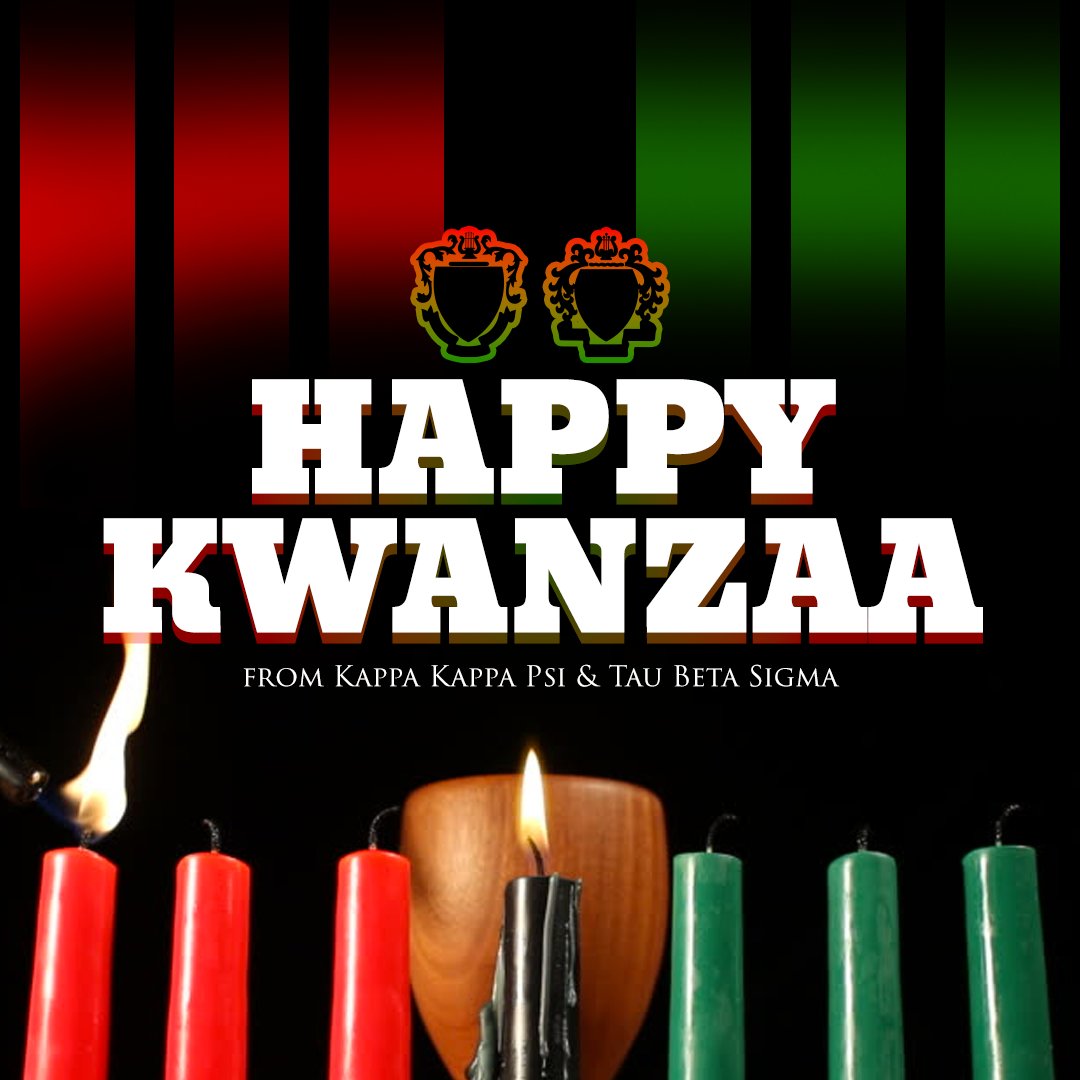 #HappyKwanzaa:
Today begins the celebration of Kwanzaa. Kwanzaa is an annual celebration of African-American culture that is held from December 26 to January 1. 

For more information visit officialkwanzaawebsite.org