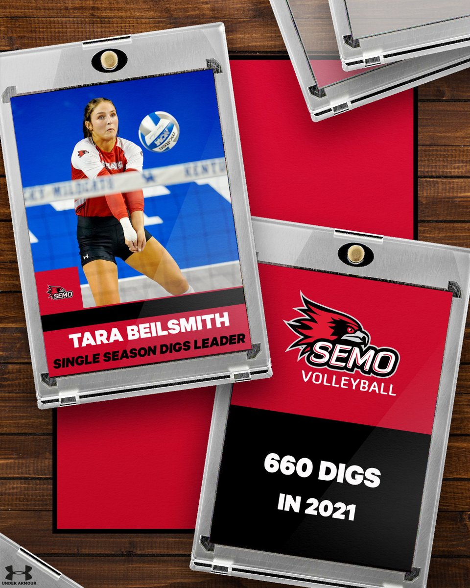 SEMOvb's tweet photo. AND 🆕 (ish) single-season digs and kills leaders!! 

Our libero Tara Beilsmith surpassed her own single-season digs record of 641 set in 2019 this season!!

Laney Malloy, our 2021 All-American, also secured the single-season and career kills records at SEMO in 2021!!

#LetsSoar https://t.co/5nrxNQ8kHT
