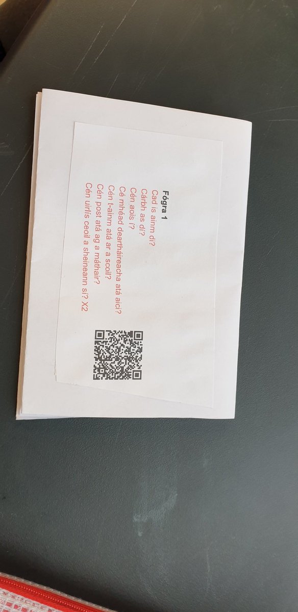 odowd_bryan's tweet photo. Listening practice idea: Buddy book (created and personalised by students) and QR codes linked to listening files. https://t.co/L2TgBNXmVu
