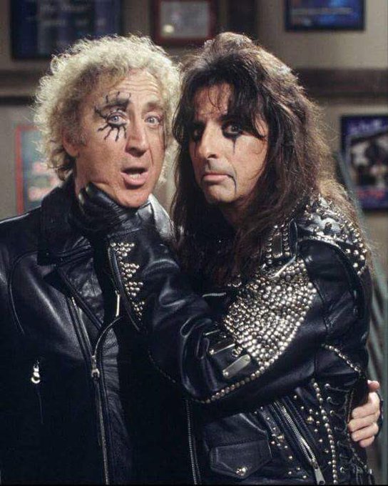 Gene Wilder and Alice Cooper 1995.