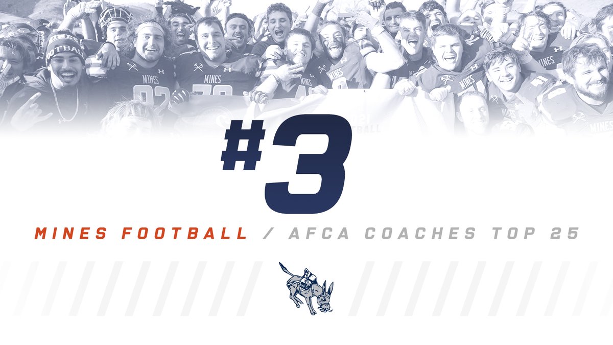 #️⃣3️⃣

We finish with our highest <a href="/WeAreAFCA/">AFCA</a> poll ranking ever! #HelluvaEngineer⚒️