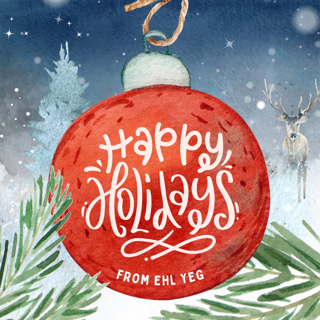 May this holiday season bring only happiness and joy to you and your loved ones.
Happy Holidays!
#ehlyeg #healthcareleadership #networking #holidays