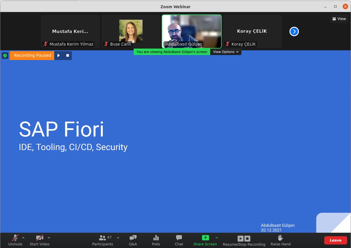 mkysoft's tweet photo. #Fiori IDE CI/CD at #sitist 2021 by @abdulbasitg https://t.co/tALW2UABPS