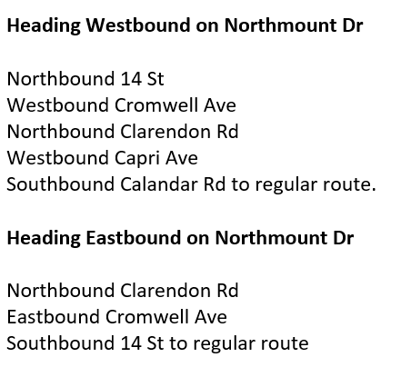 calgarytransit's tweet photo. #CTRiders DETOUR Route20 #Route38 Monday, December 20 – Tuesday, December 21. Stop# 5742, 8975, 8841, 8803 &amp; 8976 are temporarily closed. Please see attached picture for more detour information. https://t.co/tkUyWKczfw