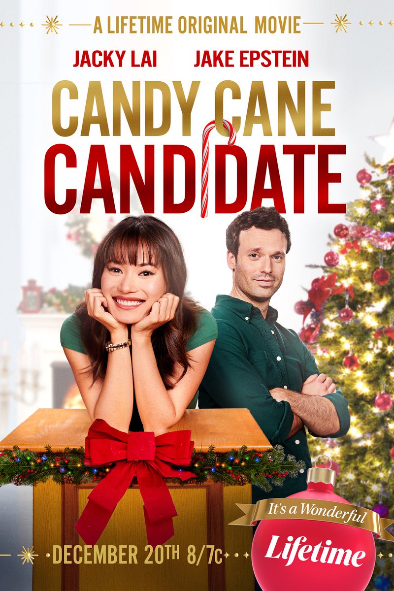 LollyChristmas's tweet photo. "Candy Cane Candidate", starring Jacky Lai and Jake Epstein, premieres TONIGHT on @lifetimetv at 8pm/7c, part of #ItsAWonderfulLifetime! https://t.co/6ZlgmaXEhs ❄ #StayMerry #CandyCaneCandidate https://t.co/QMEcPnhYHr