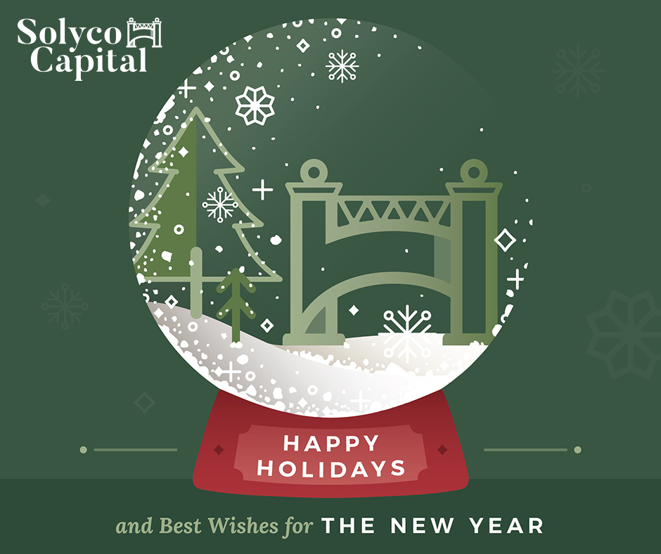Happy Holidays! We are happy to formally bring forward the Solyco Capital platform from our ecosystem due to growth &amp; market demand. This growth brings greater value &amp; offerings, and we are looking forward to sharing more mutual success &amp; unique performance in the New Year.