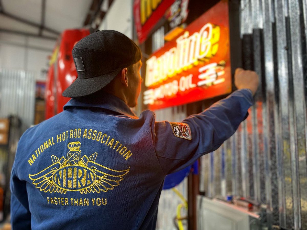 Check this out! This Official Limited Edition NHRA jacket made in the ‘Merica! Available designs in Navy and Vintage White. This is the perfect gift to get the holeshot on anyone’s Christmas ! Don’t wait too long, this jacket WILL sell out. Buy now at shopputnambrands.com