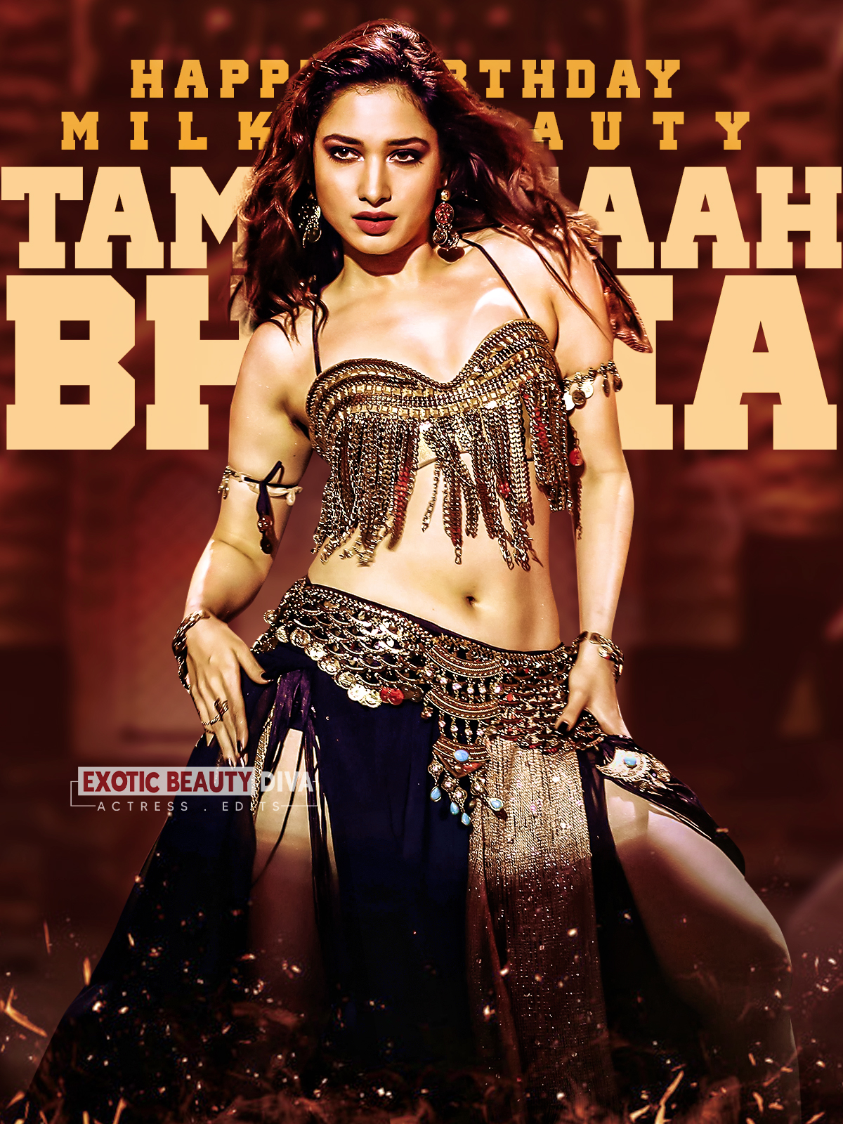 Happy Birthday To Milky Beauty
Ms Tamannaah Bhatia  