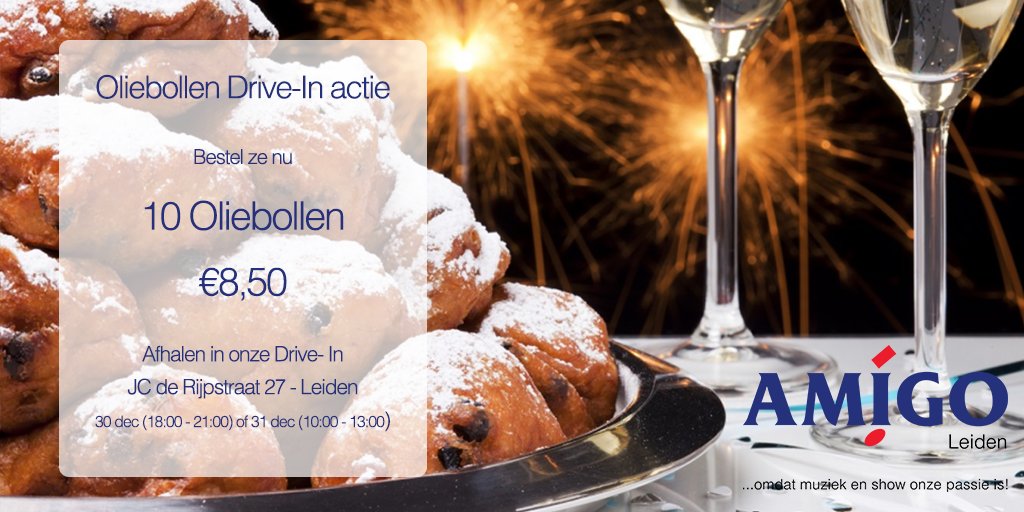 Oliebollen van Meesterbakker Roodenrijs uit Den Haag bij ons verkrijgbaar. De verkoop van onze oliebollen actie gaat momenteel heel hard, wees er snel bij want OP=OP amigo-leiden.nl/product/oliebo… | #Leiden #Oliebollen #oudennieuw