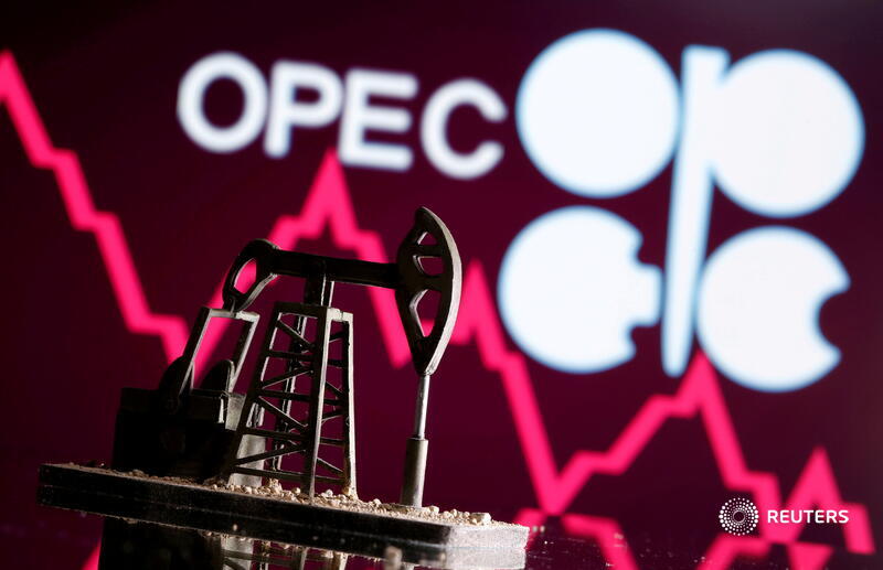 ReutersBiz's tweet photo. Meanwhile, OPEC+ compliance with oil production cuts stood at 117% in November, up 1 percentage point from the previous month, two sources from the group told Reuters, as output continues to lag agreed targets https://t.co/FLbJrVOltW 4/5 https://t.co/lzFZMjF1SC