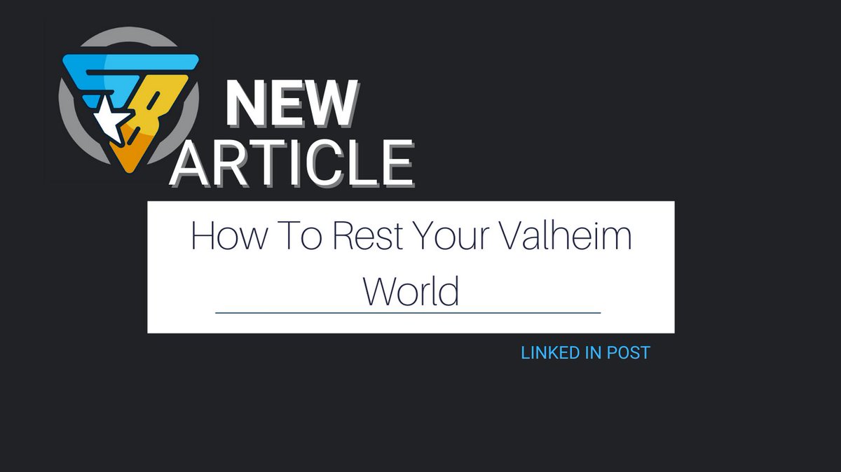 ServerBlend's tweet image. New Article! -
help.serverblend.com/en/article/how…
#Valheim #Valheimserver #PlayValheim