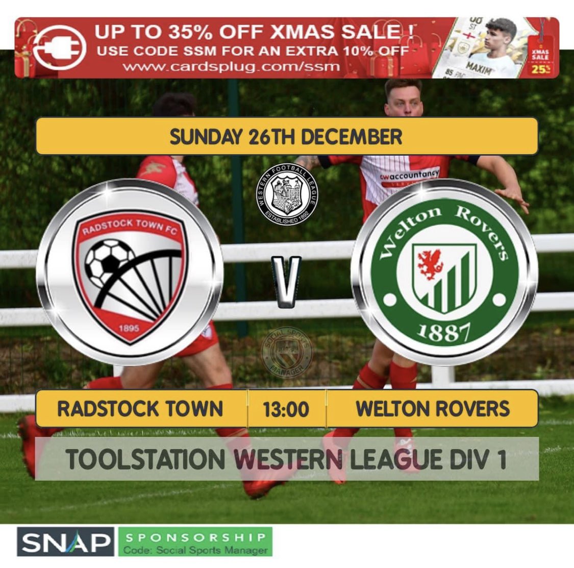 The first Coalfield Classico of the season!!
Sunday 26th  December 2021

Bar open from 11:00
Come on down and cheer the lads on to hopefully another 3 points

Up The Miners
🔴⚫️