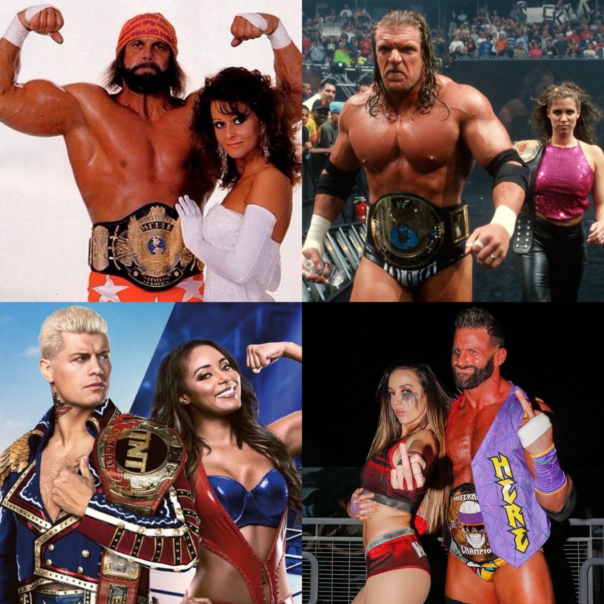 TheMattCardona's tweet photo. Who’s your favorite wrestling power couple? I know mine… https://t.co/UGyRFZJq4d