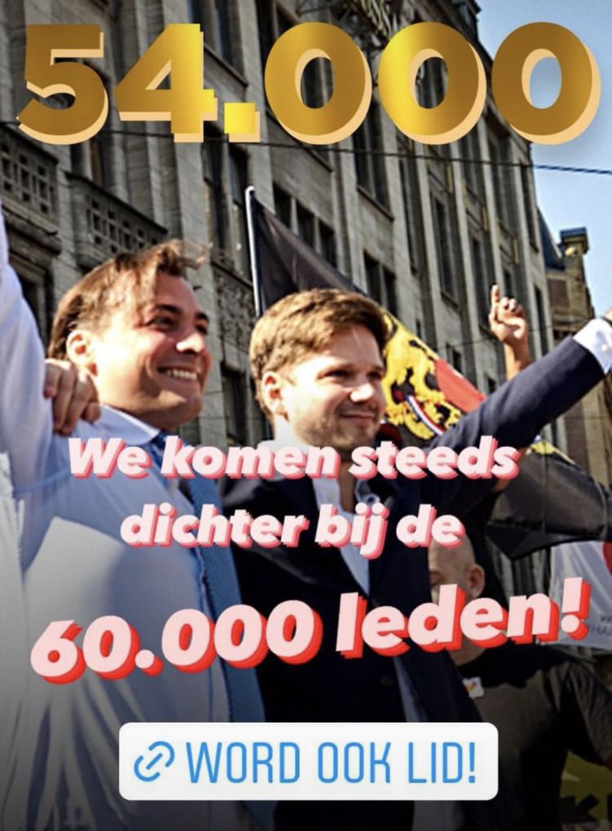 #FvD had - gecontroleerd - nooit meer dan 42.000 leden. Trap er niet in en als je hebt opgezegd: controleer regelmatig je bankrekening (serieus).