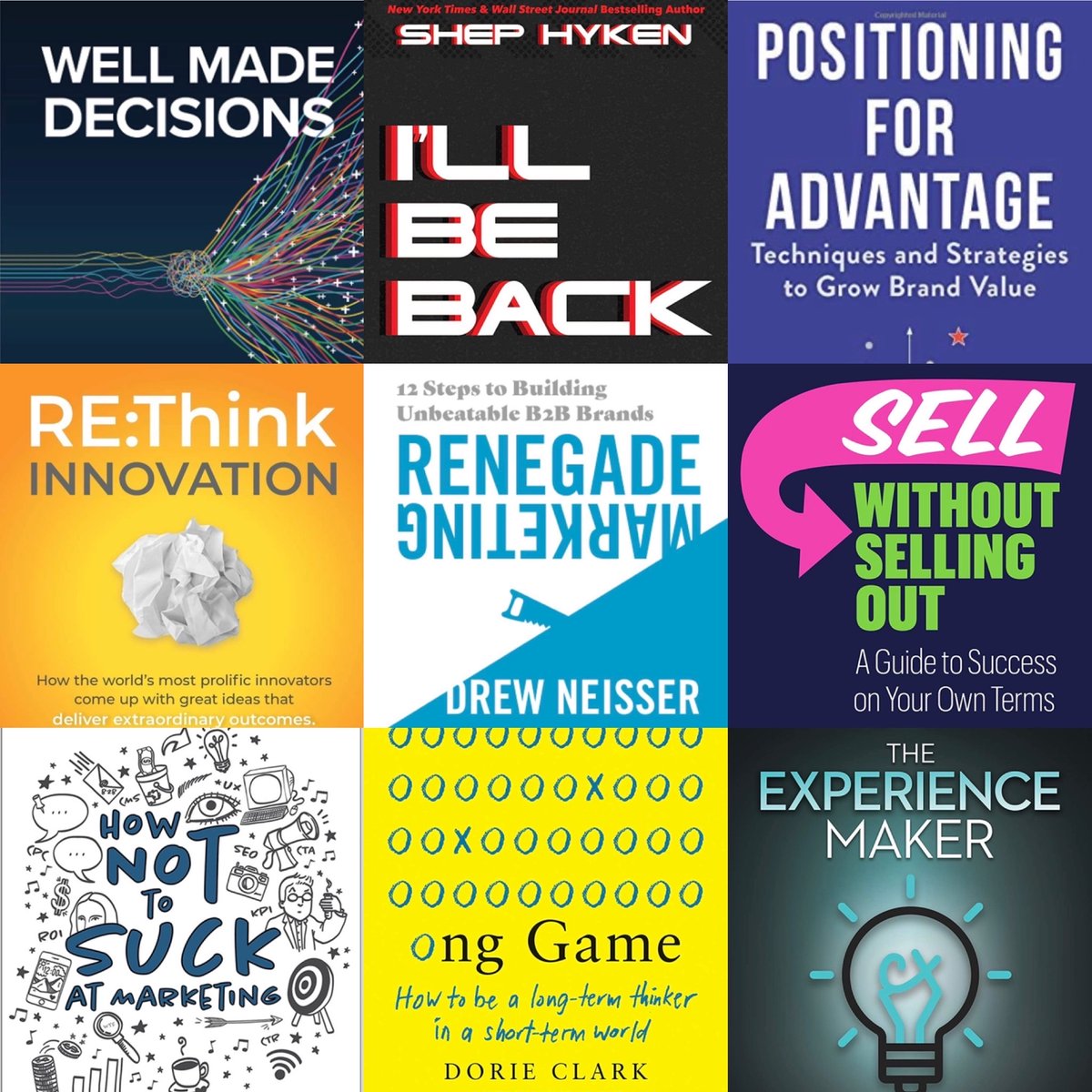 Looking 4 perfect #books 4 your #marketing friends? Here are 9 fab choices from 9 fab friends:  
@JenniferDavis <a href="/Hyken/">Shep Hyken</a> <a href="/KimWhitler/">Kimberly Whitler</a> <a href="/CarlaJohnson/">Carla Johnson - Keynote Speaker</a>
@AndyPaul <a href="/JeffPerkins/">Jeff Perkins</a> @DorieClark <a href="/dgingiss/">Dan Gingiss</a> @cmobooks 6 of these authors have already starred on 
<a href="/DouglasBurdett/">Douglas Burdett</a> #podcast