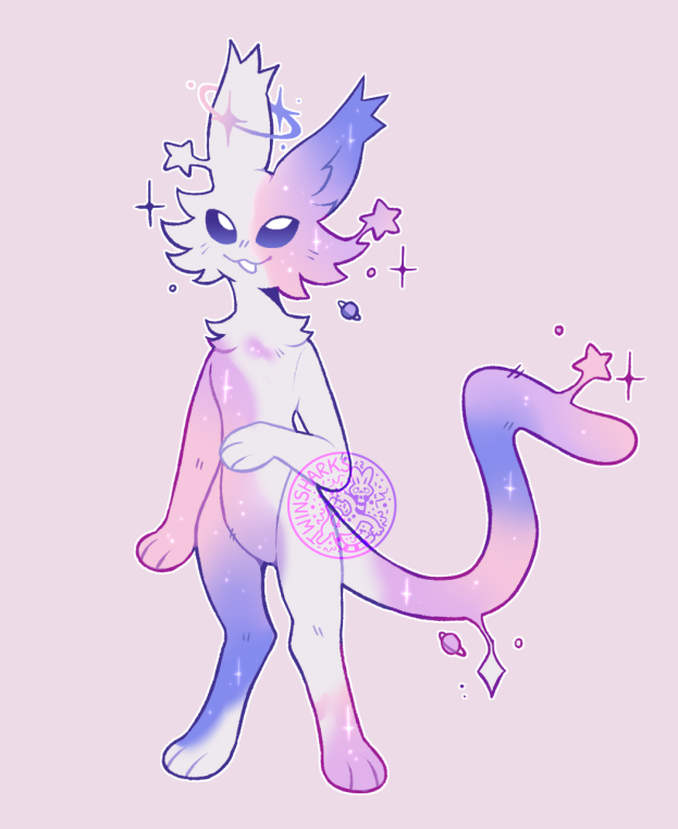 Space kitty custom for @mythical_space ! 