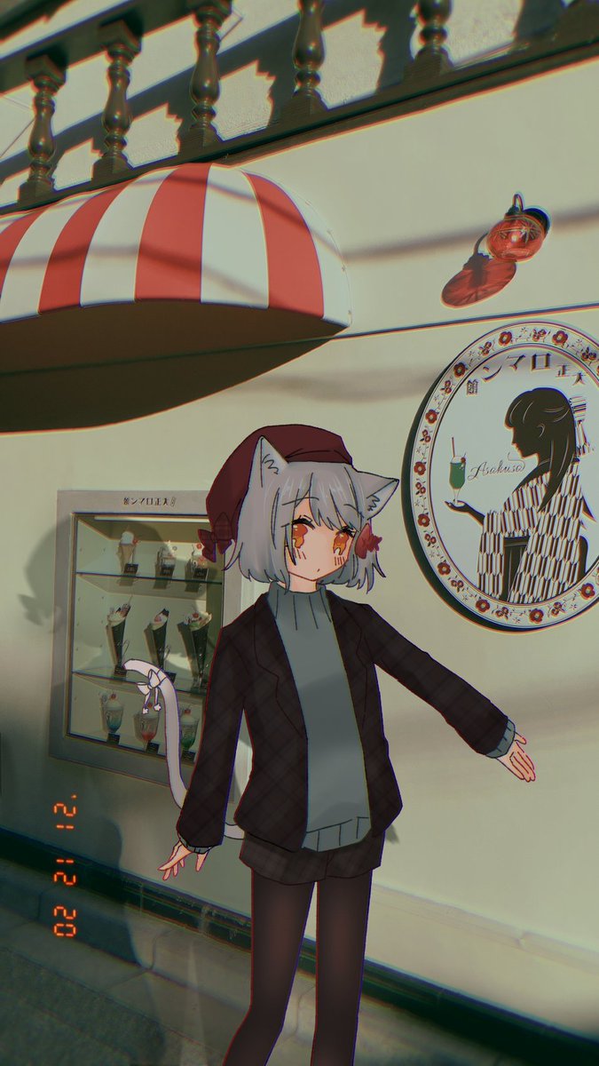 shirone_illust's tweet photo. 浅草おでかけ https://t.co/3dUHInbDuk
