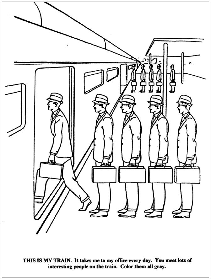 For the season that's in it, I thought I might share the wonderful #Lawyers' Coloring Book, which I first came across about 10 years ago but whose provenance i haven't been able to establish, All © and ℗ duly acknowledged. 1/4