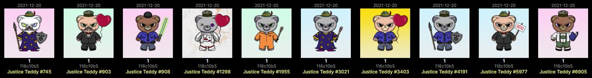 cryptodramz's tweet photo. Doing my small part for the #kids 

Picking up a few bears I plan on sharing with the #CardanoCommunity 

Might keep a few for myself too 😀

@JusticeClubCNFT 🐻

 #CNFTs #Cardano #Charityforchildren https://t.co/YawCVUXKKq