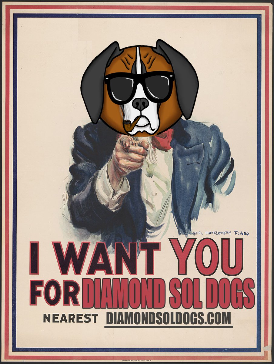 talkshismthelse's tweet photo. Uncle Sam needs you! Gang gang
@diamondsoldogs 👀 https://t.co/Q5jhnFqXhx