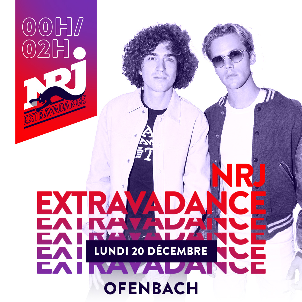 😀Pendant les vacances de Noël 🎄: programme spécial avec vos DJ superstars ! RDV toute la semaine de 00h à 06h dans #nrjextravadance : plusieurs DJs mixeront pour vous offrir des sets exclusifs chaque soir 
#Ofenbach <a href="/VIZEMUSIC/">VIZE</a>  <a href="/lucasandsteve/">Lucas & Steve</a> 
<a href="/HVMEOFFICIAL/">HVME</a> #NRJ